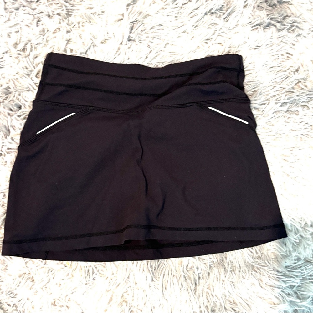 Athleta Size XS Black Women's Athletic SKORT Shorts‎